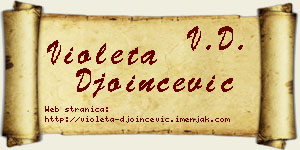 Violeta Đoinčević vizit kartica